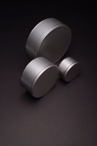 Коробка Pragmax M, круглая, серебристая Коробка Pragmax M, круглая, серебристая