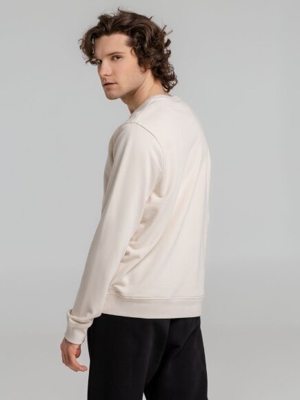 Свитшот унисекс BNC Inspire (Organic), молочно-белый Свитшот унисекс BNC Inspire (Organic), молочно-белый