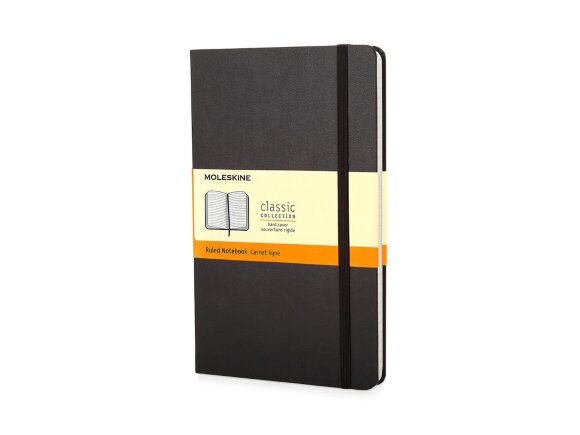 Записная книжка Moleskine Classic (в линейку) в твердой обложке, Pocket (9x14см), черный Записная книжка Moleskine Classic (в линейку) в твердой обложке, Pocket (9x14см), черный
