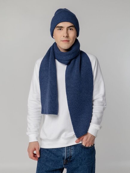 Шарф Tommi, синий меланж Шарф Tommi, синий меланж