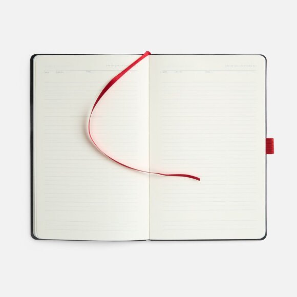 Ежедневник Lungo, недатированный, красный