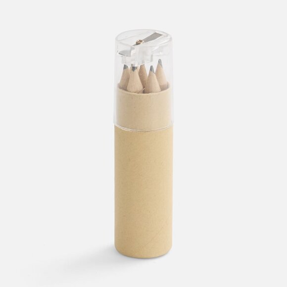 Набор карандашей Pencilvania Office с точилкой, прозрачный
