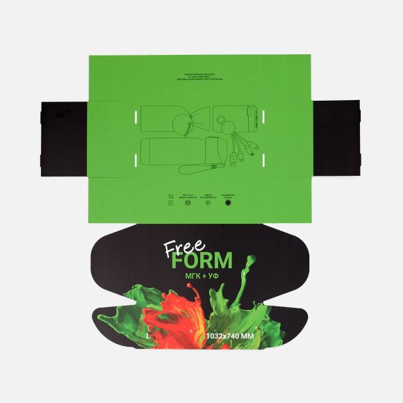 Коробка с печатью на заказ Freeform, L Коробка с печатью на заказ Freeform, L