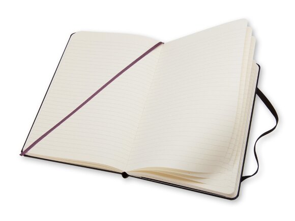 Записная книжка Moleskine Classic (в линейку) в твердой обложке, Large (13х21см), черный Записная книжка Moleskine Classic (в линейку) в твердой обложке, Large (13х21см), черный