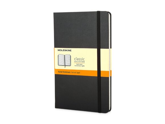 Записная книжка Moleskine Classic (в линейку) в твердой обложке, Large (13х21см), черный Записная книжка Moleskine Classic (в линейку) в твердой обложке, Large (13х21см), черный