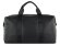 Сумка дорожная BUGATTI Elsa, чёрная, воловья кожа/полиэстер, 47х22х24 см