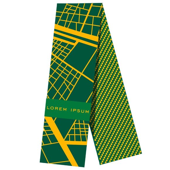 Шарф на заказ Tricksy Light, S, полушерсть