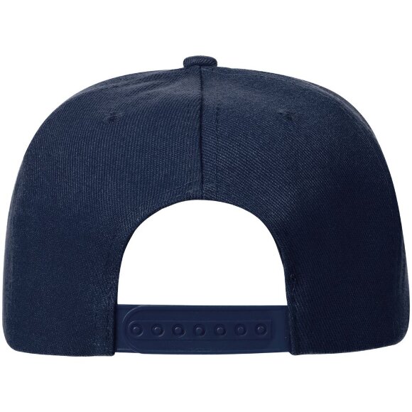 Бейсболка Snapback с прямым козырьком, темно-синяя Бейсболка Snapback с прямым козырьком, темно-синяя