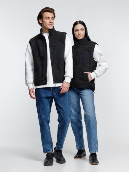 Жилет унисекс Fury BW, темно-серый (графит) Жилет унисекс Fury BW, темно-серый (графит)