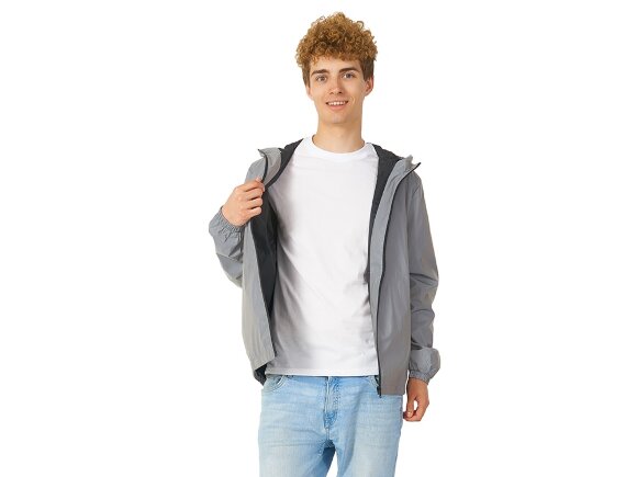 Ветровка светоотражающая 2XL, серебристый Ветровка светоотражающая 2XL, серебристый