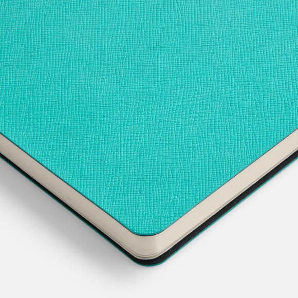 Ежедневник Lungo, недатированный, бирюзовый