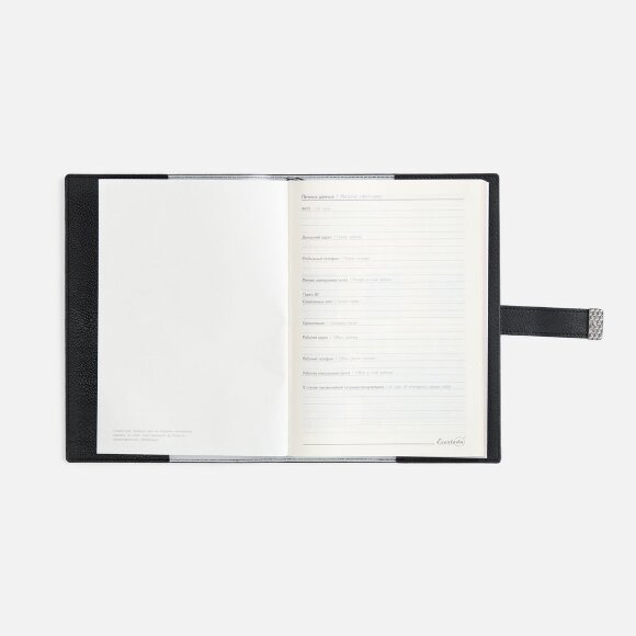 Ежедневник Repute, недатированный, черный