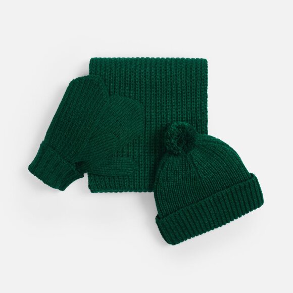 Варежки Nordkyn, темно-зеленые