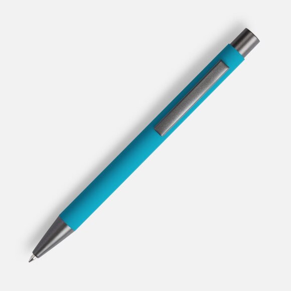 Ручка шариковая Atento Soft Touch, бирюзовая Ручка шариковая Atento Soft Touch, бирюзовая