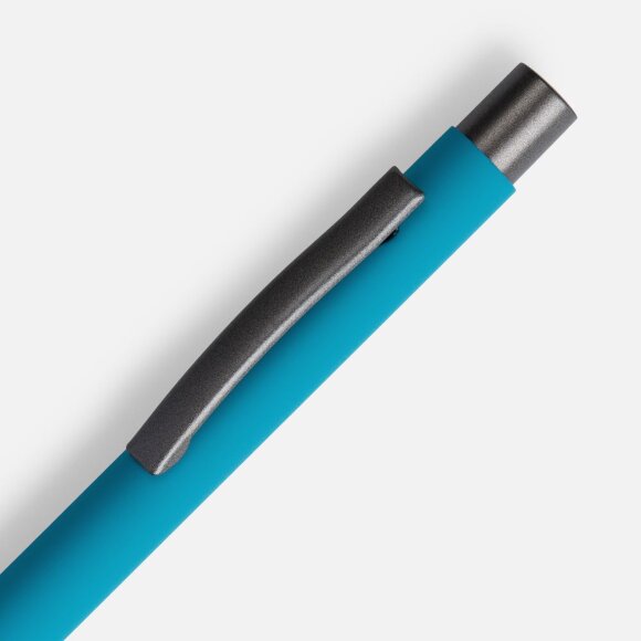 Ручка шариковая Atento Soft Touch, бирюзовая Ручка шариковая Atento Soft Touch, бирюзовая