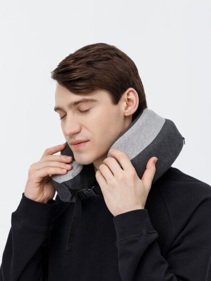 Дорожная подушка Piligrim, серая