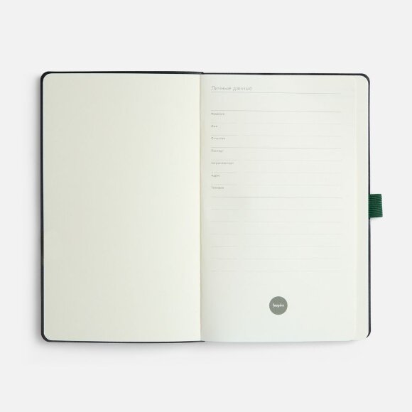 Ежедневник Lungo, недатированный, зеленый Ежедневник Lungo, недатированный, зеленый