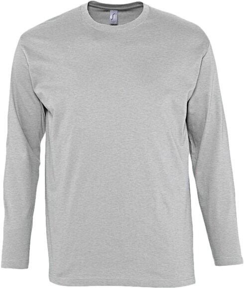 Футболка с длинным рукавом Monarch 150, серый меланж Футболка с длинным рукавом Monarch 150, серый меланж