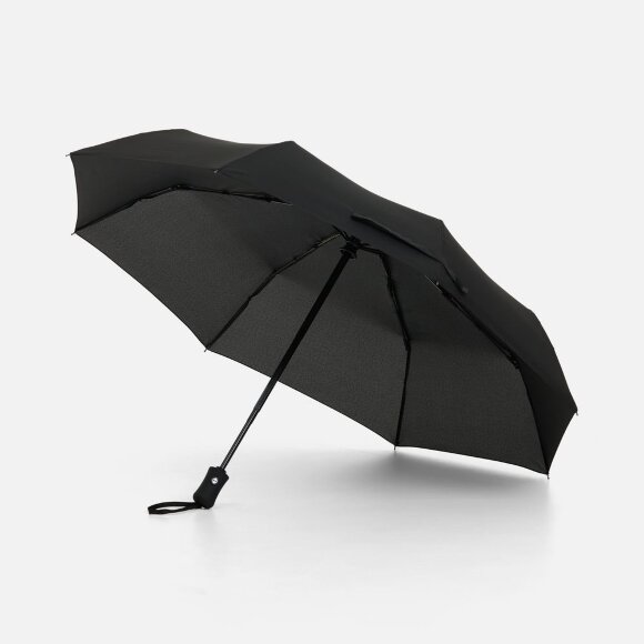 Зонт складной Monsoon, черный Зонт складной Monsoon, черный