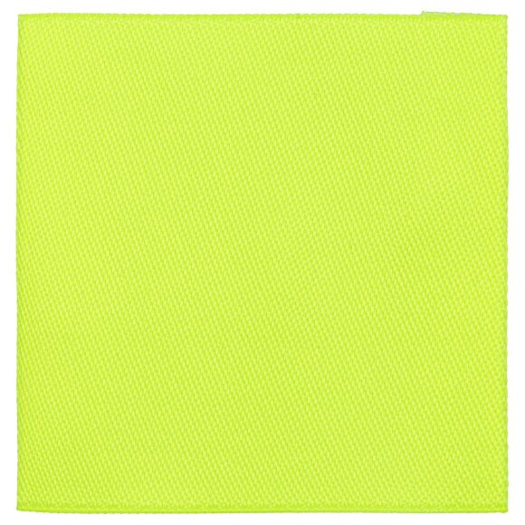 Лейбл тканевый Epsilon, L, желтый неон