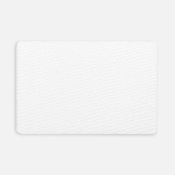 Наклейка тканевая Lunga, L, белая