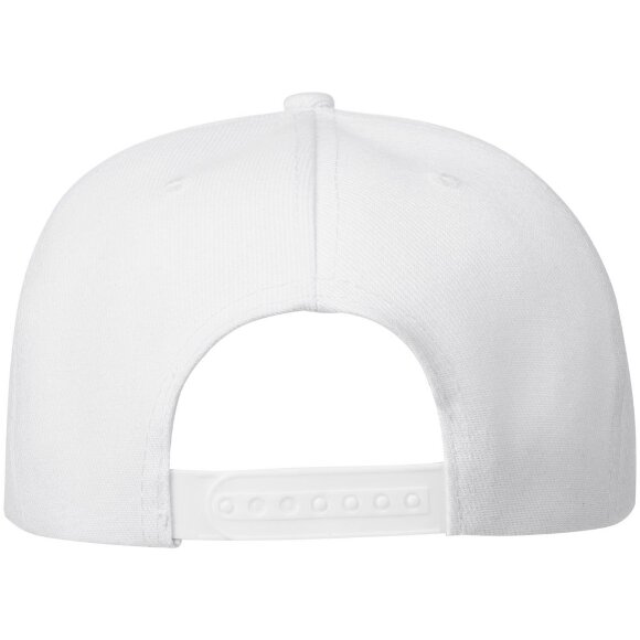 Бейсболка Snapback с прямым козырьком, белая Бейсболка Snapback с прямым козырьком, белая