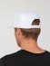 Бейсболка Snapback с прямым козырьком, белая Бейсболка Snapback с прямым козырьком, белая