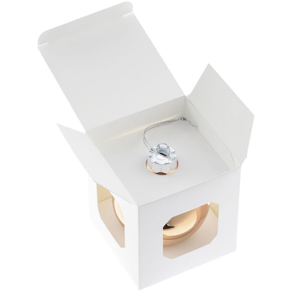 Елочный шар Finery Gloss, 8 см, глянцевый золотистый Елочный шар Finery Gloss, 8 см, глянцевый золотистый