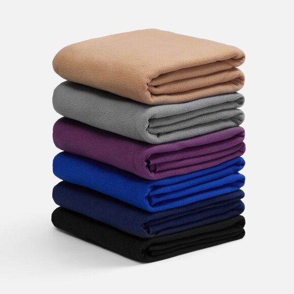 Флисовый плед Warm&Peace, черный Флисовый плед Warm&Peace, черный