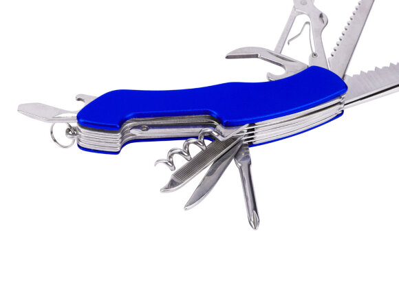 Мультитул-складной нож Demi 11-в-1, серебристый/синий Мультитул-складной нож Demi 11-в-1, серебристый/синий