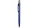 Ручка-стилус металлическая шариковая Poke, синий/черный