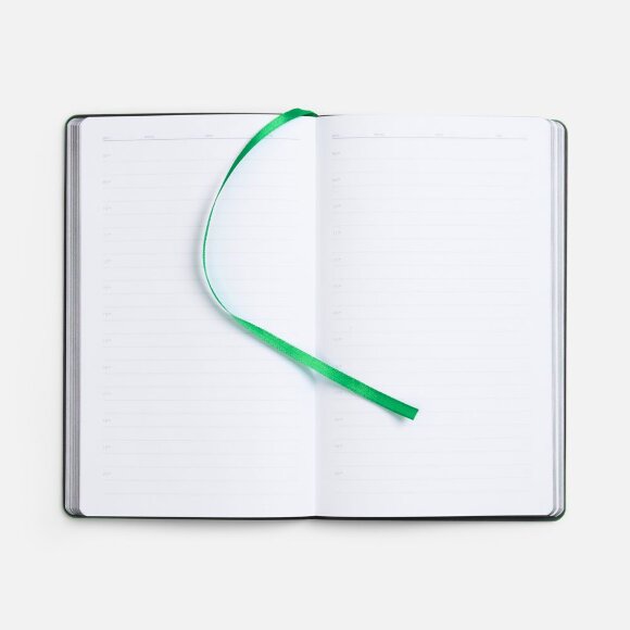 Ежедневник Trait, недатированный, черный с зеленым Ежедневник Trait, недатированный, черный с зеленым