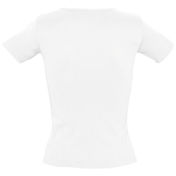 Футболка женская Lady 220 с V-образным вырезом, белая