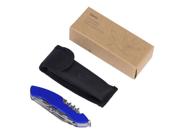 Мультитул-складной нож Demi 11-в-1, серебристый/черный Мультитул-складной нож Demi 11-в-1, серебристый/черный