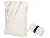 Сумка Fixy из переработанного хлопка с фиксирующей эластичной лентой, натуральный Сумка Fixy из переработанного хлопка с фиксирующей эластичной лентой, натуральный