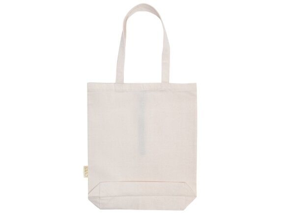 Сумка Fixy из переработанного хлопка с фиксирующей эластичной лентой, натуральный