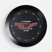 Часы настенные Vivid Large, черные