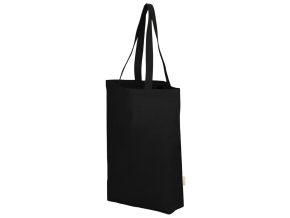 Сумка Fixy из переработанного хлопка с фиксирующей эластичной лентой, черный