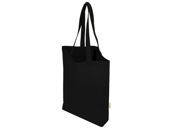 Сумка Fixy из переработанного хлопка с фиксирующей эластичной лентой, черный