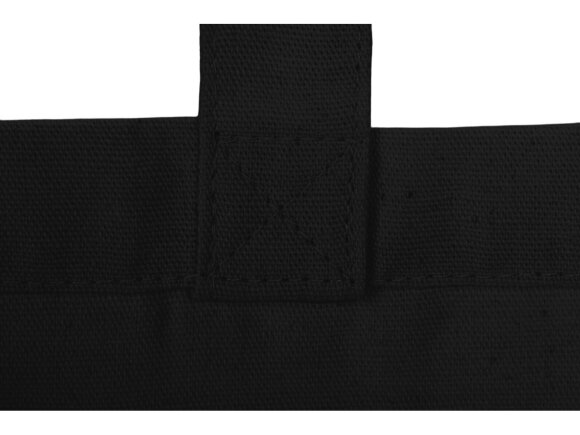 Сумка Fixy из переработанного хлопка с фиксирующей эластичной лентой, черный