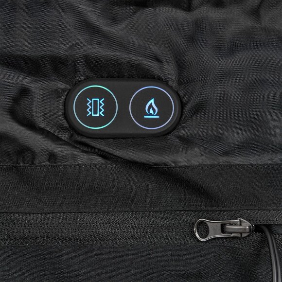 Куртка с подогревом Thermalli Everest, черная Куртка с подогревом Thermalli Everest, черная