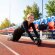 Спортивная сумка Fitnext, черная с синим