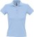 Рубашка поло женская People 210, голубая