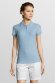 Рубашка поло женская People 210, голубая