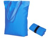 Сумка Fixy из переработанного хлопка с фиксирующей эластичной лентой, синий Сумка Fixy из переработанного хлопка с фиксирующей эластичной лентой, синий