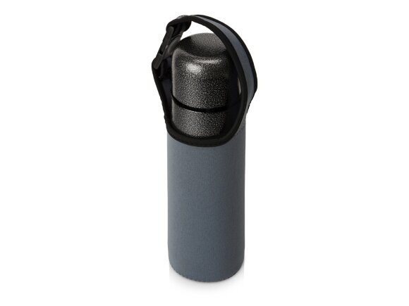 Чехол неопреновый Ferry для бутылки и термосов, серый Чехол неопреновый Ferry для бутылки и термосов, серый