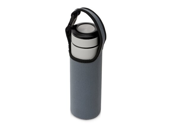 Чехол неопреновый Ferry для бутылки и термосов, серый Чехол неопреновый Ferry для бутылки и термосов, серый