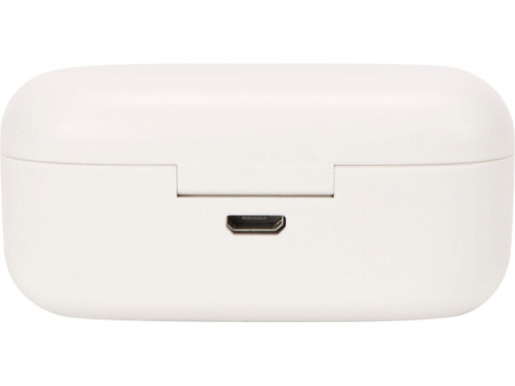 Беспроводные наушники TWS в кейсе Volts. Evolt, белый, пластик