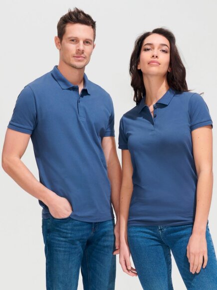 Рубашка поло женская Perfect Women 180 темно-синяя