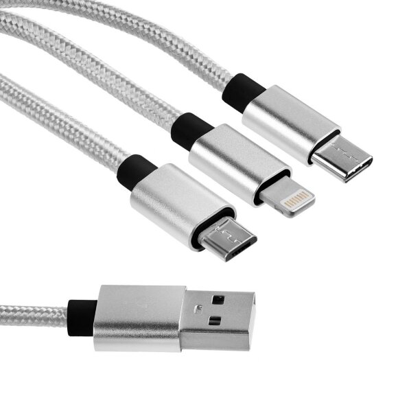 Кабель Triple Charge в футляре Кабель Triple Charge в футляре